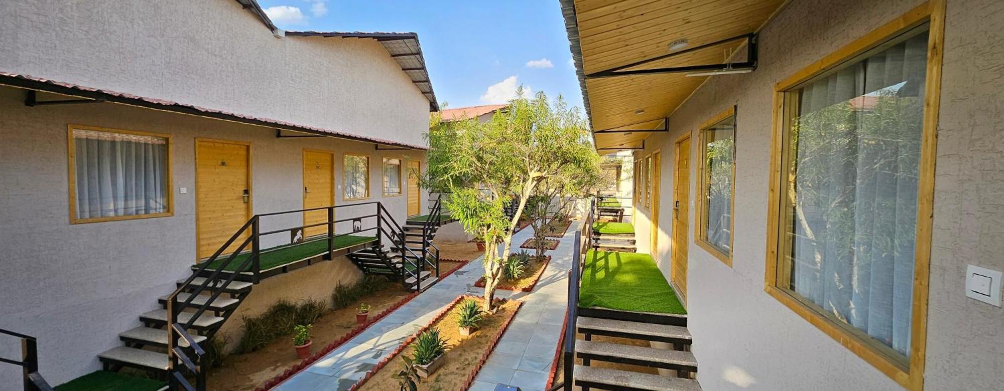Bamboo Saa Mulberry Resort Pushkar Exterior foto